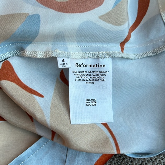 Reformation Silk Floral Dress - Picture 5 of 5